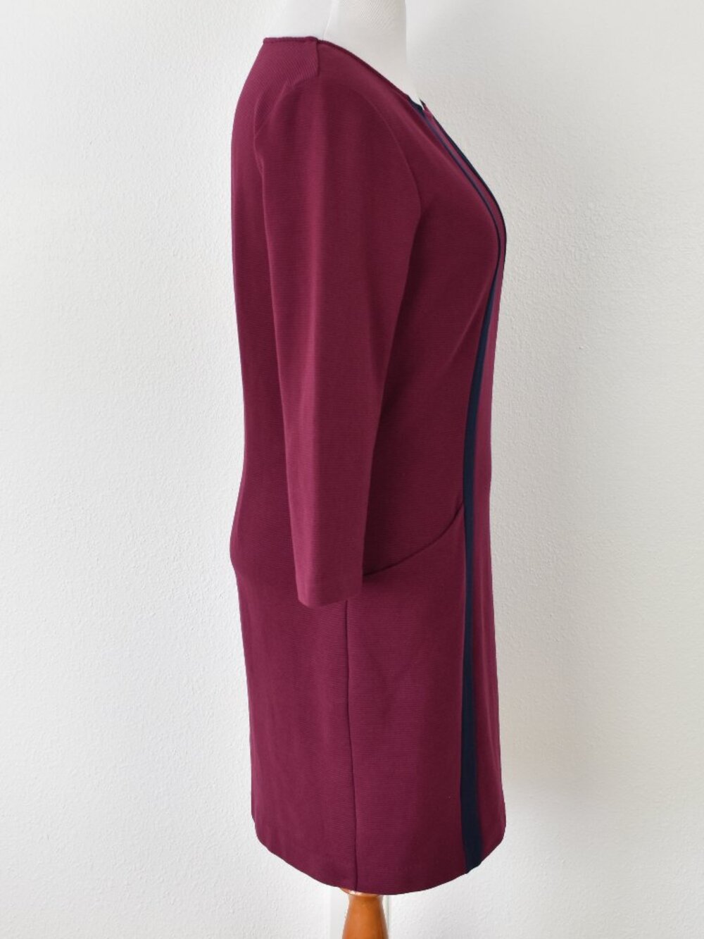 Boden Anita Ottoman Tunic Ribbed Shift Dress - 12 - Picture 8 of 9